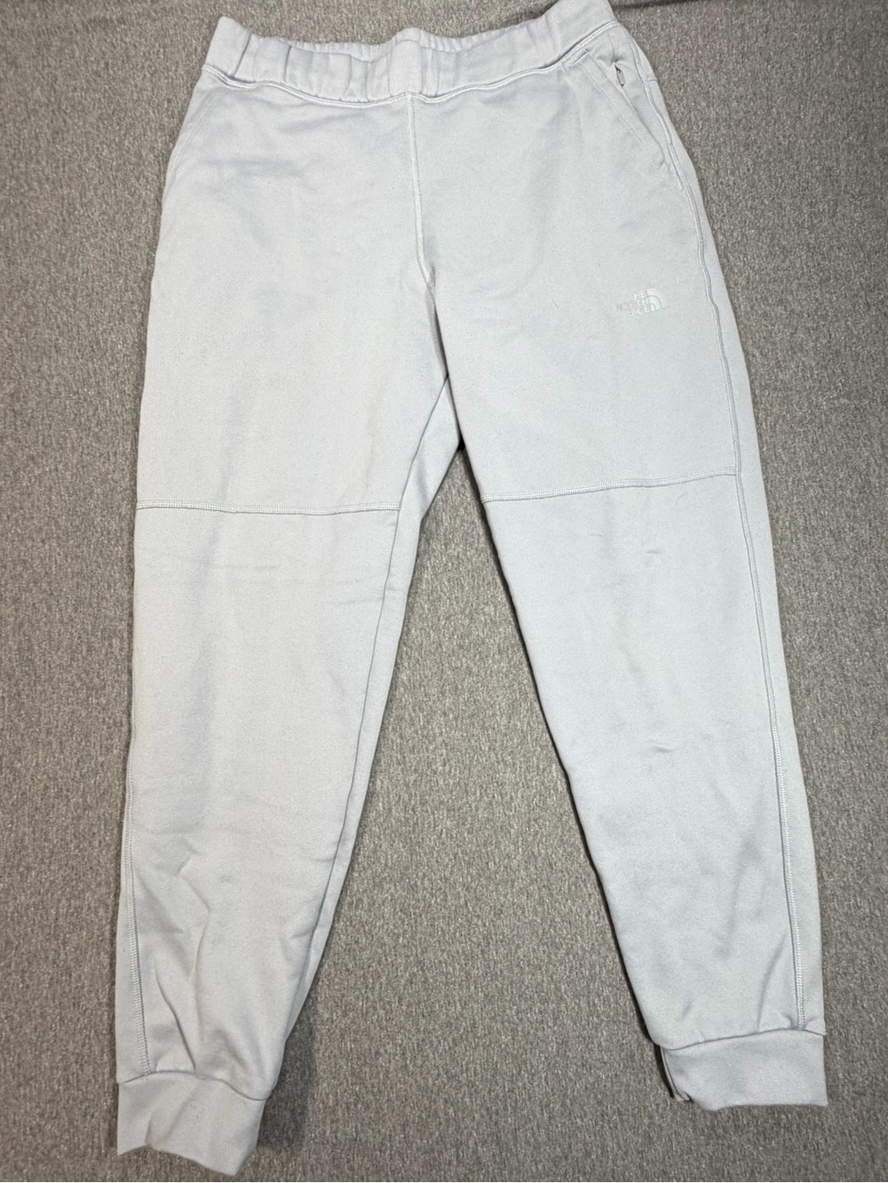 The North Face Men's Medium Jogger Pants Gray Fleece Sweatpants